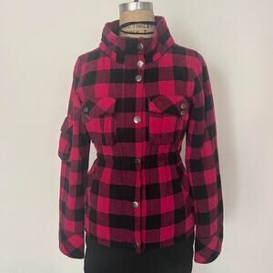 2000s plaid O’niel zip up jacket